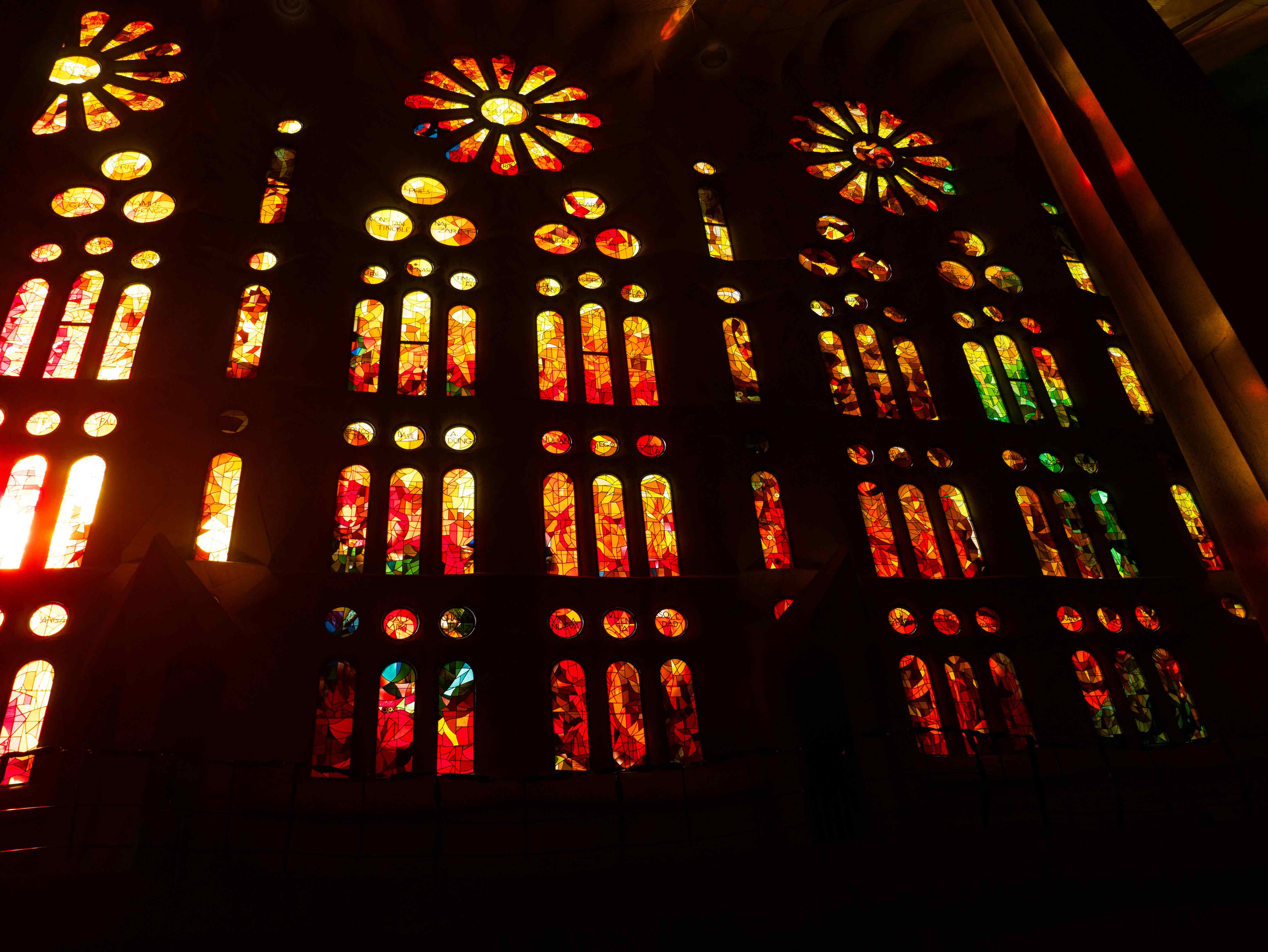 Sagrada Familia Red Window
